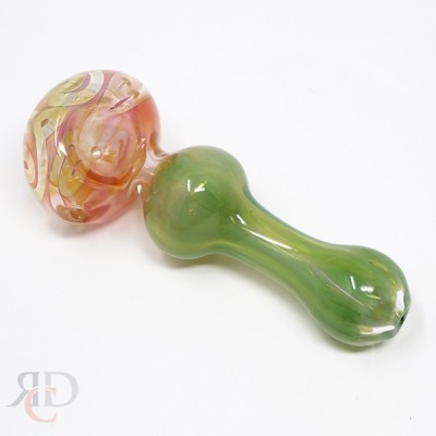 HAND PIPE GOLD & GREEN BODY PIPE GP7533 1CT